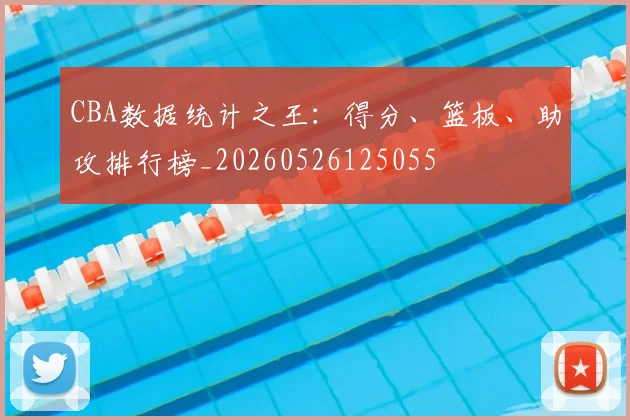 CBA数据统计之王:得分、篮板、助攻排行榜_20260526125055